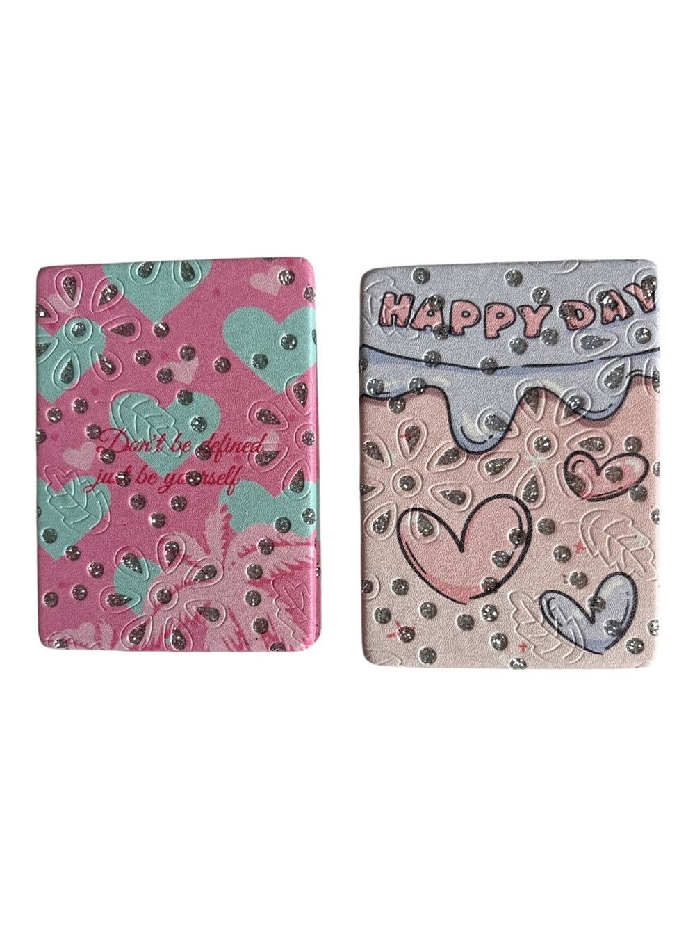 Heart Double Sided Mirrors Plain & Magnified